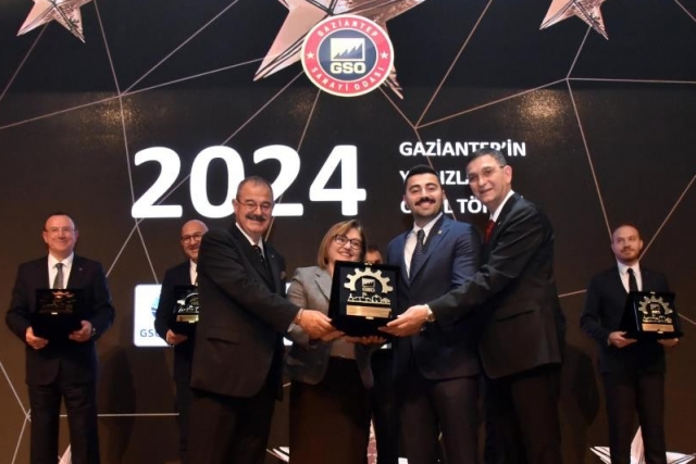 GSO Gaziantep’in yıldızları ödül töreni