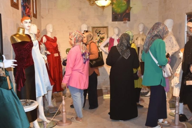 Şahinbeyli kadınların sergisi büyük ilgi görüyor