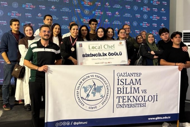 GİBTÜ'lü Genç Şefler GastroAntep 2026'da birincilik kürsüsüne çıktı