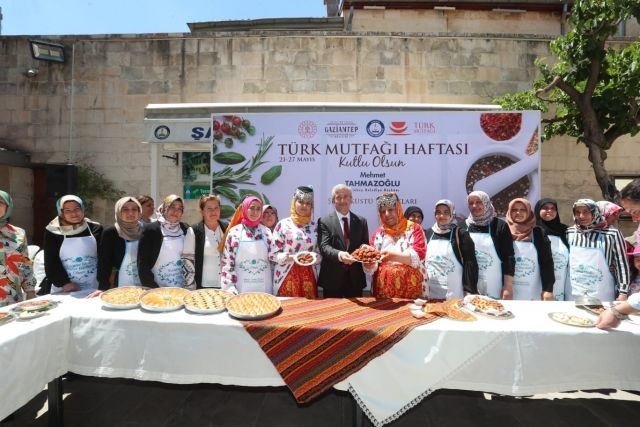 Şahinbey’de türk mutfağı haftası kutlandı