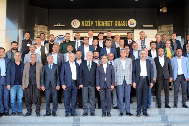 Gaziantep Milletvekili Ali Şahin’den Nizip Ticaret Odası’na ziyaret